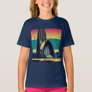 SF Futuristische Kirche 3 T-Shirt