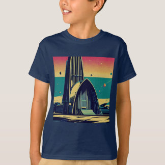 SF Futuristische Kirche 3 T-Shirt