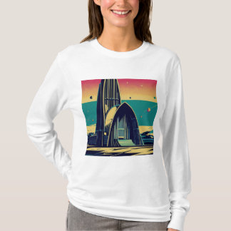 SF Futuristische Kirche 3 T-Shirt