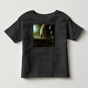 SF Graue Außerirdischen 1 Kleinkind T-shirt
