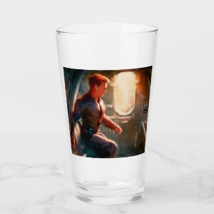 SF Hero Abard Spaceship 1 Glas