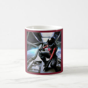 SF Hero Abard Spaceship 2 Kaffeetasse