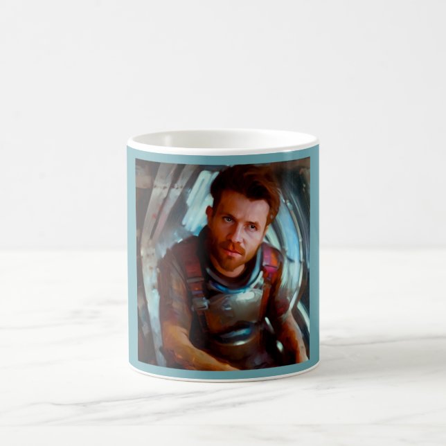 SF Hero Abard Spaceship 4 Kaffeetasse (Mittel)