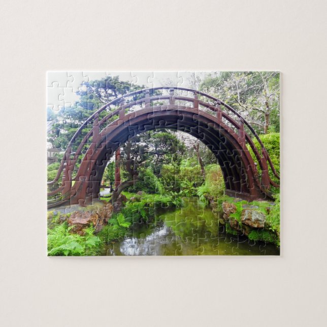 SF Japanese Tea Garden Drum Bridge #2 Puzzle (Horizontal)