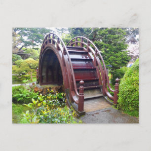SF Japanese Tea Garden Drum Bridge #3 Postcard Postkarte
