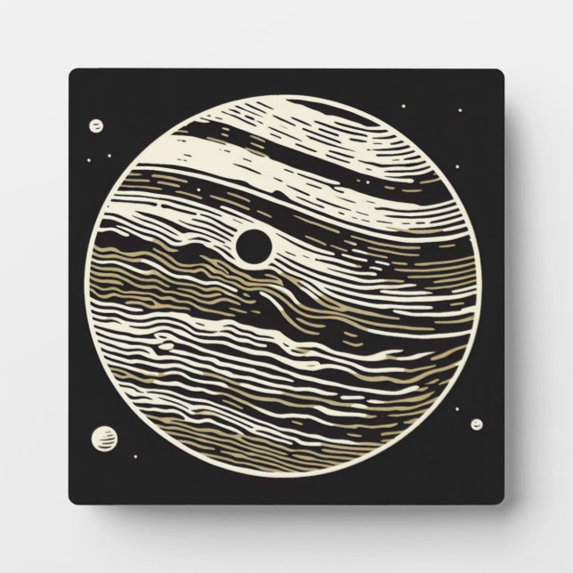 SF Jupiter Woodcut 1 Fotoplatte (Vorderseite)