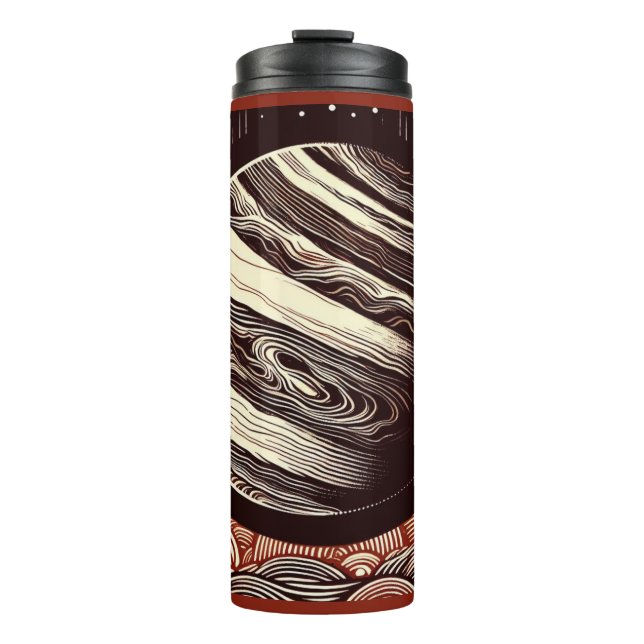 SF Jupiter Woodcut 2 Thermosbecher (Vorderseite)