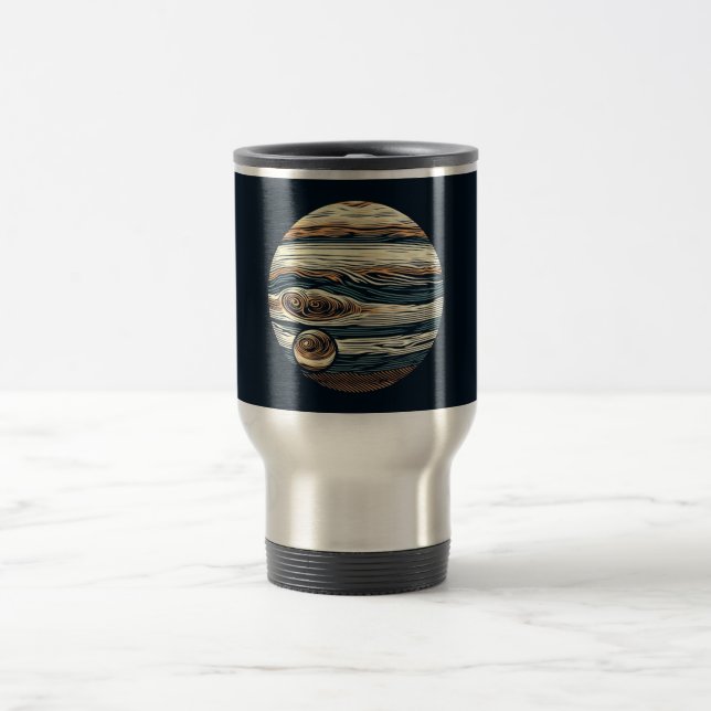 SF Jupiter Woodcut 4 Reisebecher (Mittel)