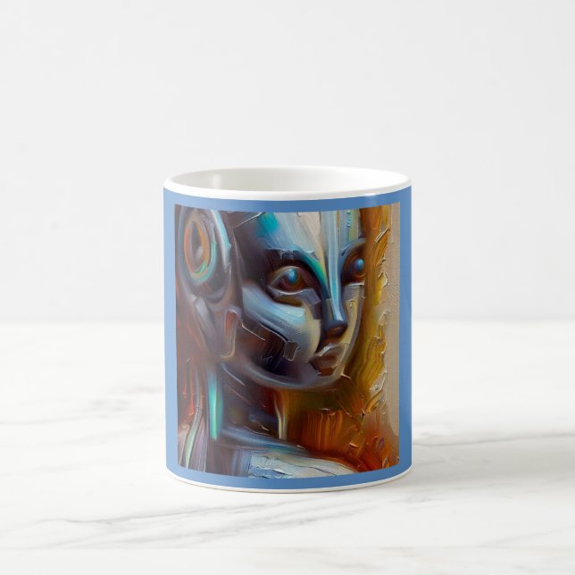 SF - Künstliche Intelligenz Hero 3 Kaffeetasse (Mittel)