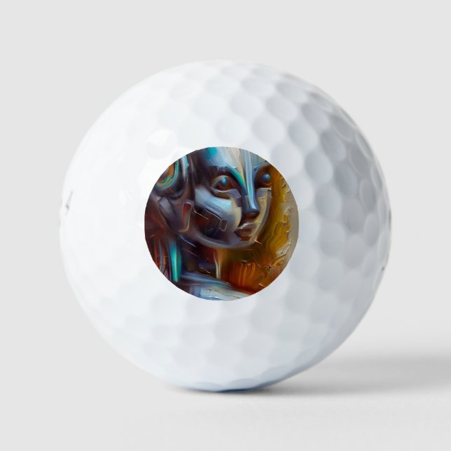 SF - Künstlicher Intelligenzhero (3) Golfball (Vorderseite)
