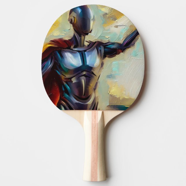 SF - Künstlicher Intelligenzhero (4) Tischtennis Schläger (Vorderseite)