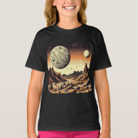 SF Mars Landschaft Holzschnitt 1