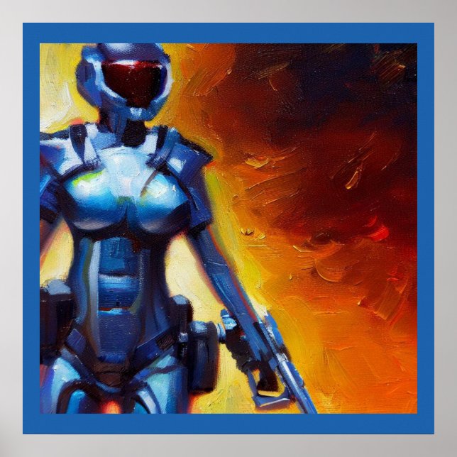 SF - Militärischer Held 1 Poster (Vorne)