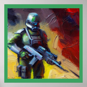 SF - Militärischer Held 2 Poster