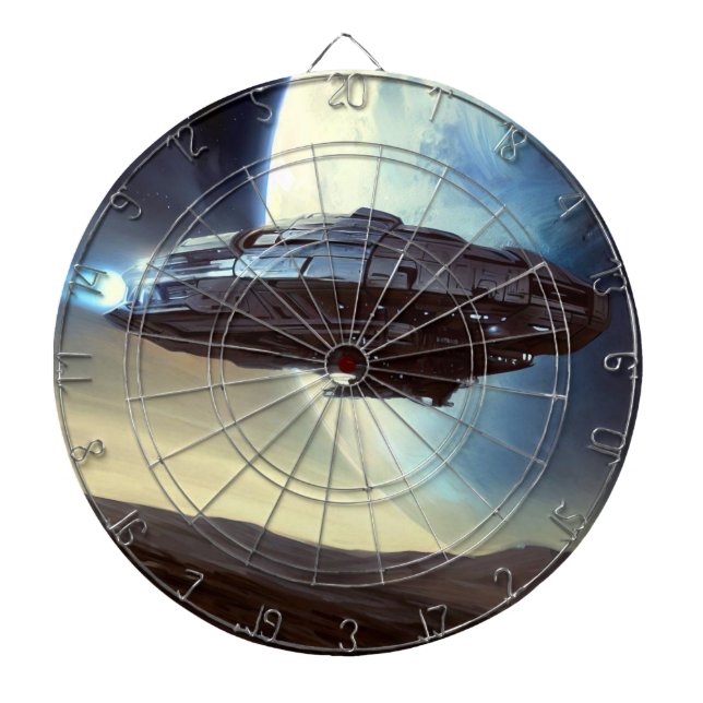 SF Orbit Spaceship (2) Dartscheibe (vorne)