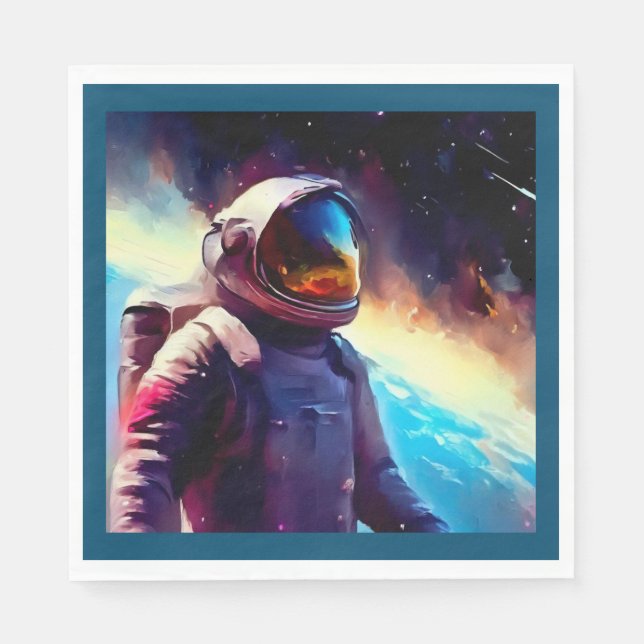 SF Space Hero 1 Serviette (Vorderseite)