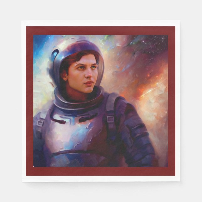 SF Space Hero 4 Serviette (Vorderseite)