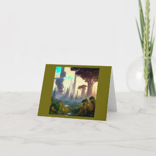 SF - Stadt auf dem Waldgebiet 1 Karte