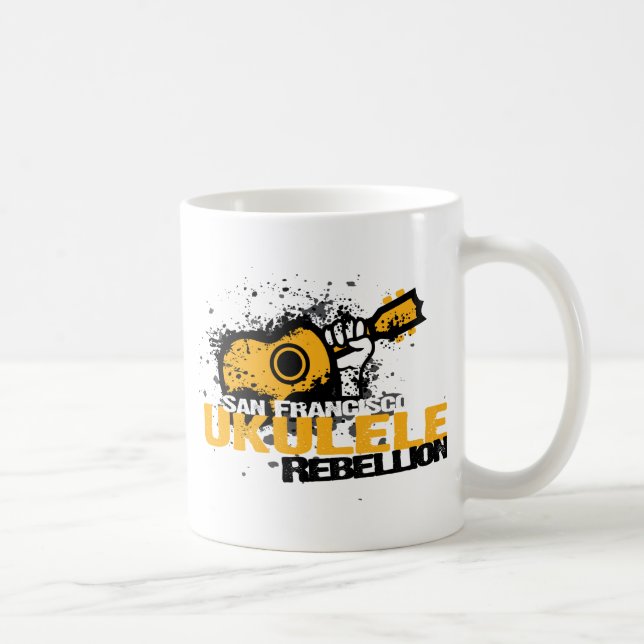 sf Ukulele-Logo Tasse (Rechts)