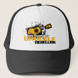 sf Ukulele-Logo Truckerkappe