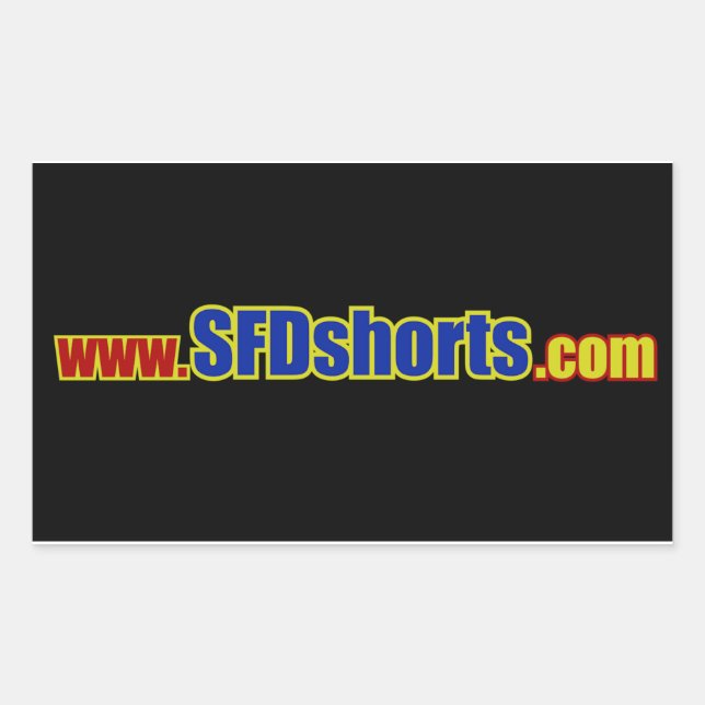 SFD-Aufkleber Rechteckiger Aufkleber (Vorderseite)