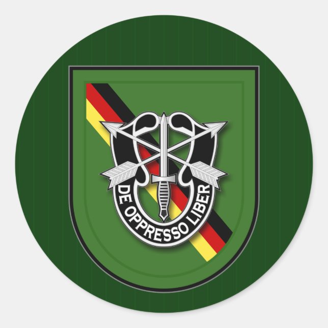 SFG-A 7 Deutschland Runder Aufkleber (Vorderseite)