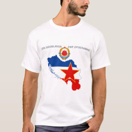 SFR Jugoslawien - Karte - Emblem - Flagge T-Shirt