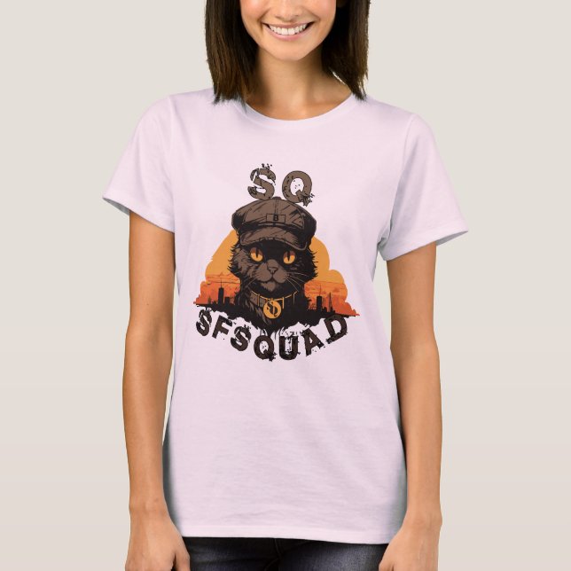 SFSquad: Your Purrfect Squad Member T-Shirt (Vorderseite)