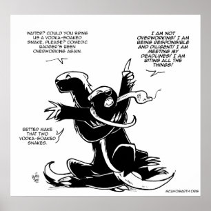 SFWA Honey Badgers: Überarbeiten Poster