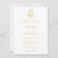SG Monogram oder GS Monogram Wedding Einladungen