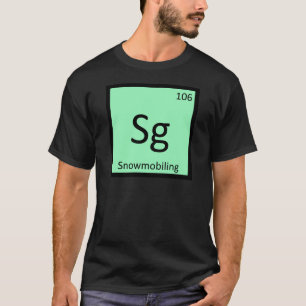Sg - Schneemobil-Sport Chemie-Symbol T-Shirt