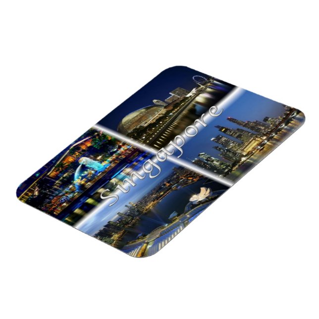 SG Singapur - Magnet (Linke Seite)