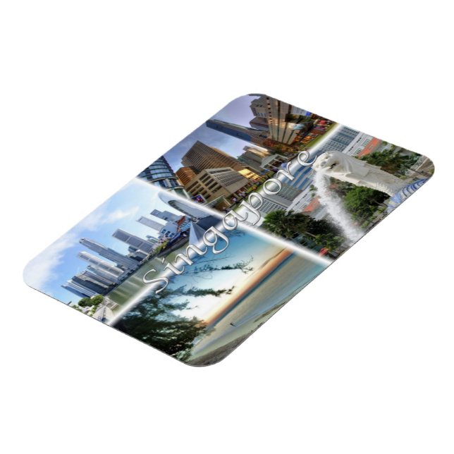 SG Singapur - Magnet (Linke Seite)