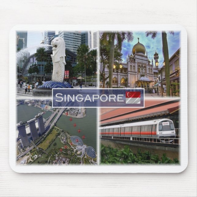 SG Singapur - Mousepad (Vorne)