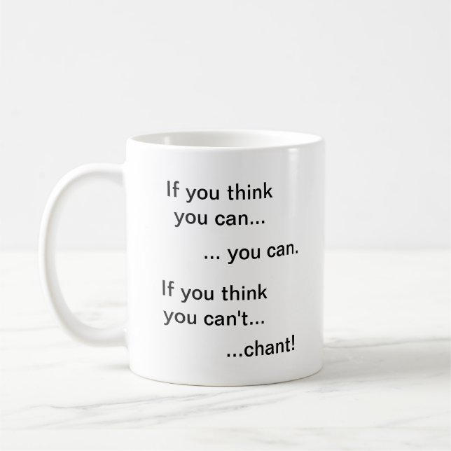 SGI Buddhist Inspiration Tasse (Links)