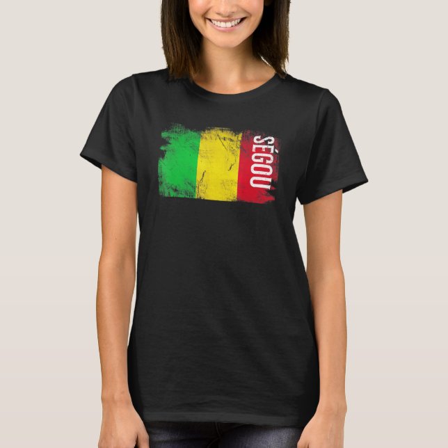 Sgou Mali Flagge für Männer Männer Frauen Kinder T-Shirt (Vorderseite)