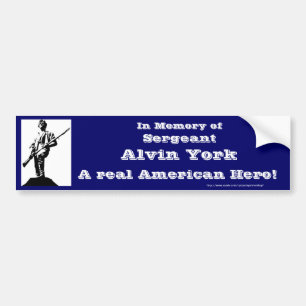 SGT. Alvin York Autoaufkleber