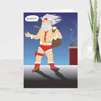Sgt. Nick "Naughty or Nice" Weihnachtskarte Feiertagskarte