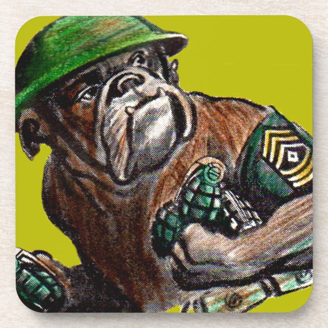 Sgt. Rover Getränkeuntersetzer (Vorderseite)