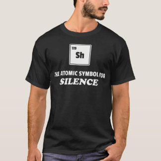 Sh Das Atom Symbol Für Stille Lustige Chemie T-Shirt