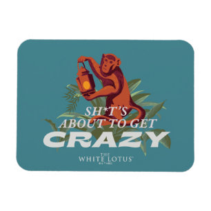 Sh*es wird verrückt - der weiße Lotus Magnet