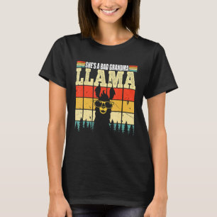 Sha a Bad Grandma Llama Lovers T-Shirt