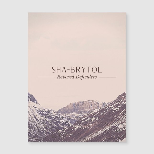 Sha-Brytol Magnet (Vorderseite)