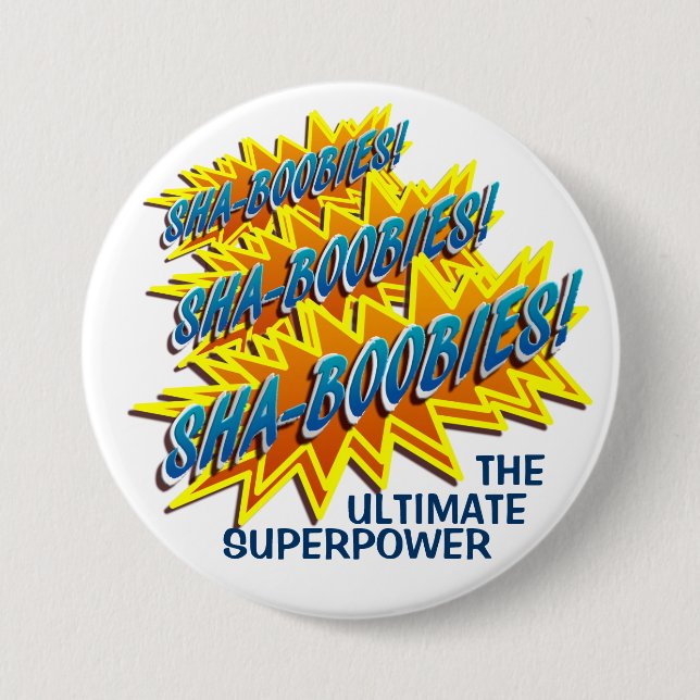 Sha-Dummköpfe! Knopf Button (Vorderseite)