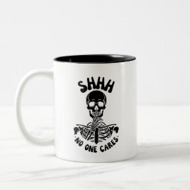 Sha Kares skeleton Halloween Dark Spaß Zweifarbige Tasse