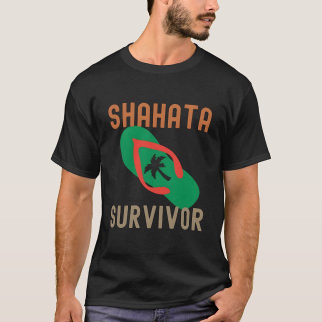 Shaa Survivor Tropical Hawaiian T-Shirt (Vorderseite)