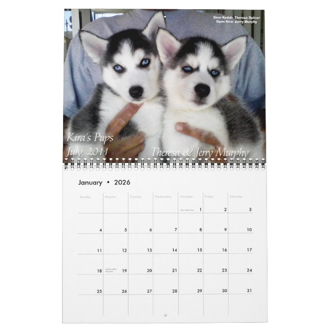 SHAAZ 2012 Kalender (Jan 2026)