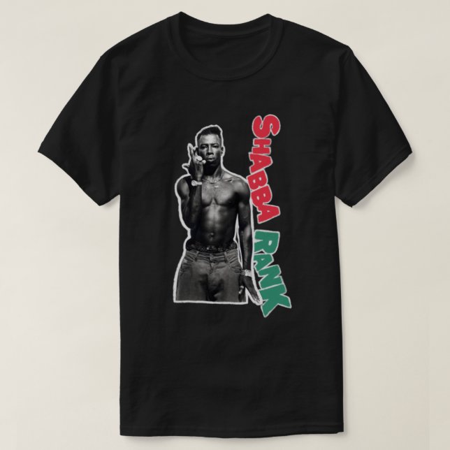 Shabba Ranks 90er Vintag T-Shirt (Design vorne)