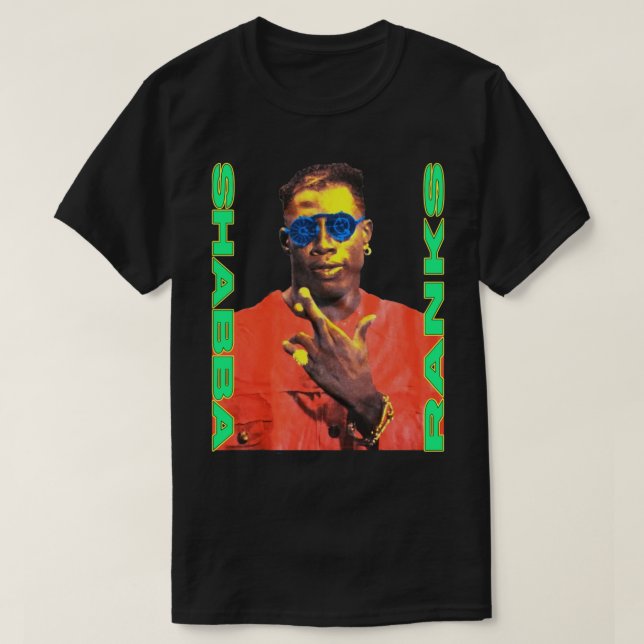 Shabba Ranks Vintag T-Shirt (Design vorne)