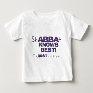 ShABBAt Abba weiß das Beste Baby T-shirt